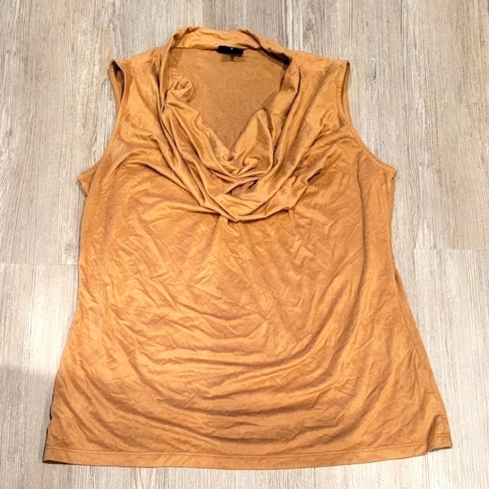 𝅺Worthington Suede Cowl Neck Top